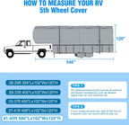 MOFEEZ 5th Wheel RV Cover 41-45ft, 9 Layers Top Fifth Wheel Camper Cover - image 8