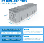 MOFEEZ Class A RV Cover 34-37ft, 9 Layers Top Waterproof Motorhome Cover - image 7