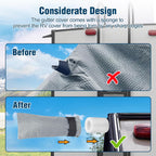 Mofeez RV Cover, 22-24ft Travel Trailer Cover, Heavy Duty 7 Layer Top Anti-UV Windproof Waterproof Camper Toy Hauler Cover with Tire Cover, Gutter Cover, Jack Cover - image 7