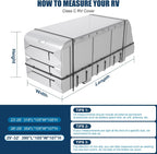 MOFEEZ Class C RV Cover 29-32ft, 420D Oxford Fabric Class C Motorhome Cover - image 7