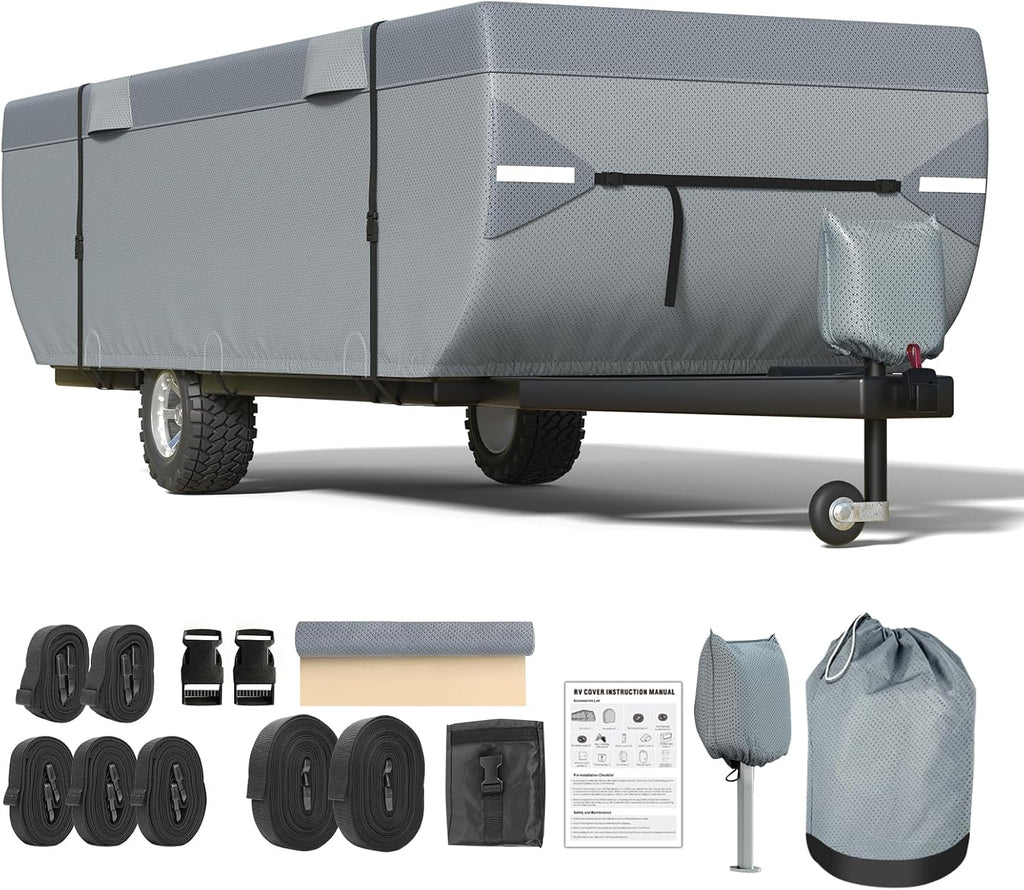 MOFEEZ Pop Up Camper Cover 10-12 ft