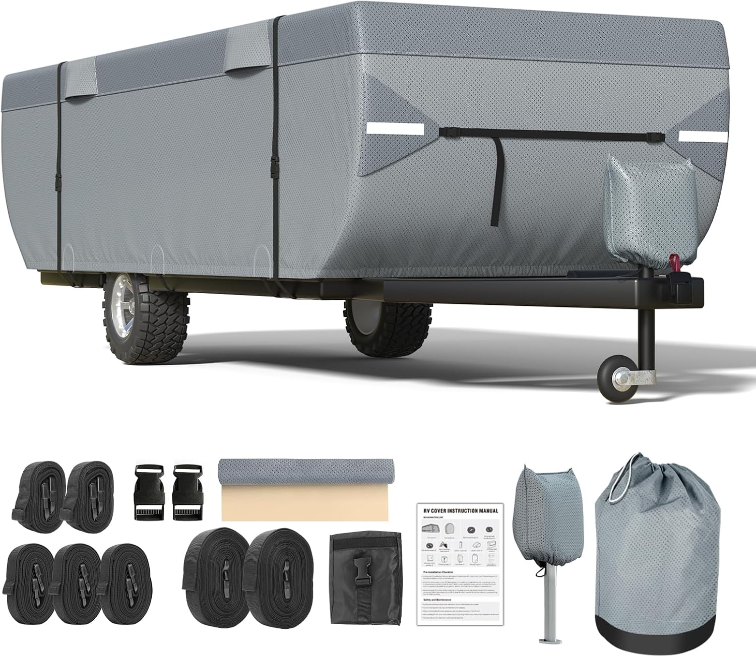 MOFEEZ Pop Up Camper Cover 10-12 ft
