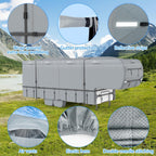 MOFEEZ 5th Wheel RV Cover 26-29ft, 9 Layers Top Fifth Wheel Camper Cover - image 6