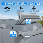 MOFEEZ Fiberglass Travel Trailer Cover, 9 Layers Waterproof 8-10ft RV Cover - image 2