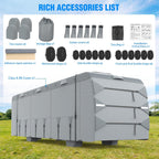 MOFEEZ Class A RV Cover 31-34ft, 9 Layers Top Waterproof Motorhome Cover - image 6