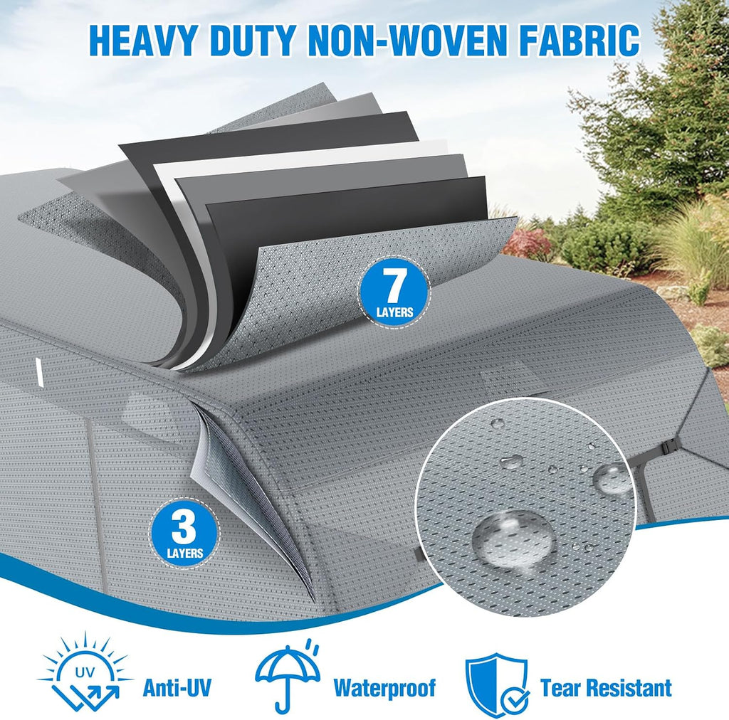 MOFEEZ Class C RV Cover 23-26ft, 9 Layers Top Waterproof Camper Cover - image 2