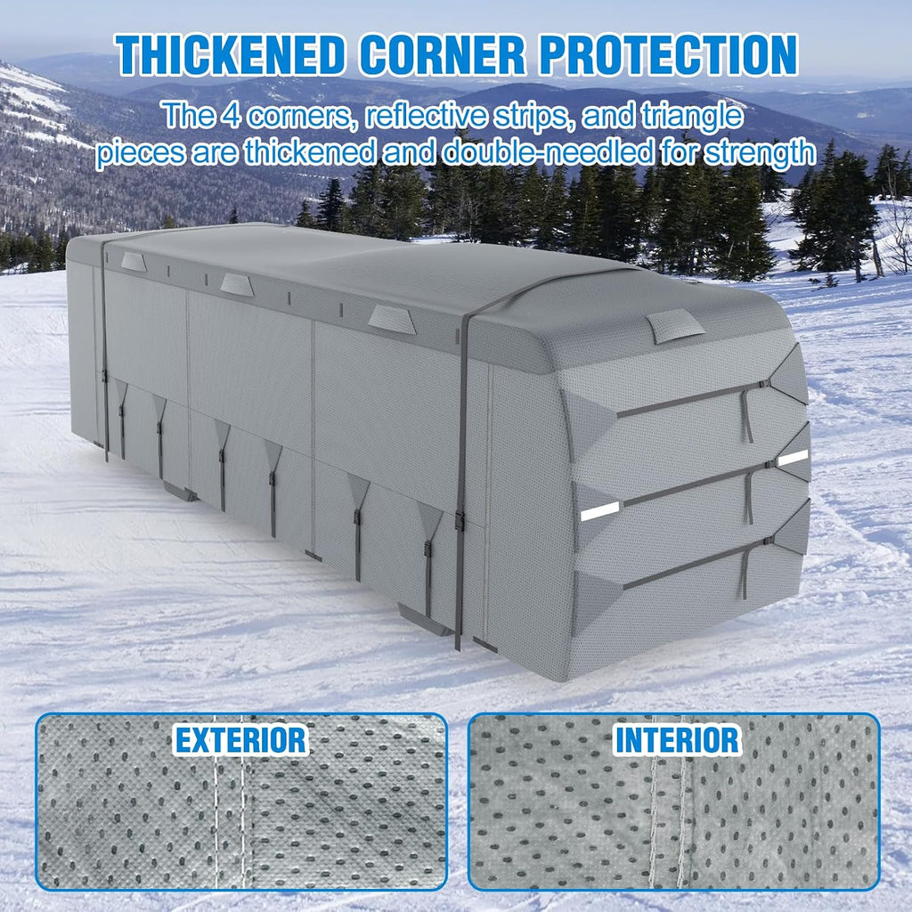 MOFEEZ Class A RV Cover 40-43ft, 9 Layers Top Waterproof Motorhome Cover - image 9