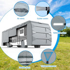 MOFEEZ Class A RV Cover 40-43ft, 9 Layers Top Waterproof Motorhome Cover - image 4