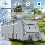 Mofeez Travel Trailer RV Cover 7 Layers for 27'-30' Camper Cover RV Covers - image 7