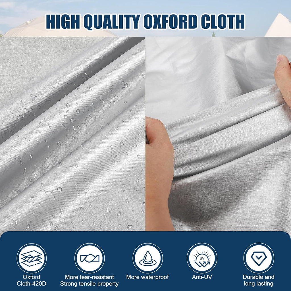MOFEEZ 5th Wheel RV Cover 26-29ft, 420D Oxford Fabric Fifth Wheel Cover - image 2
