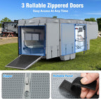 MOFEEZ 5th Wheel RV Cover 26-29ft, 9 Layers Top Fifth Wheel Camper Cover - image 4