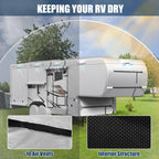MOFEEZ 5th Wheel RV Cover 26-29ft, 420D Oxford Fabric Fifth Wheel Cover - image 8